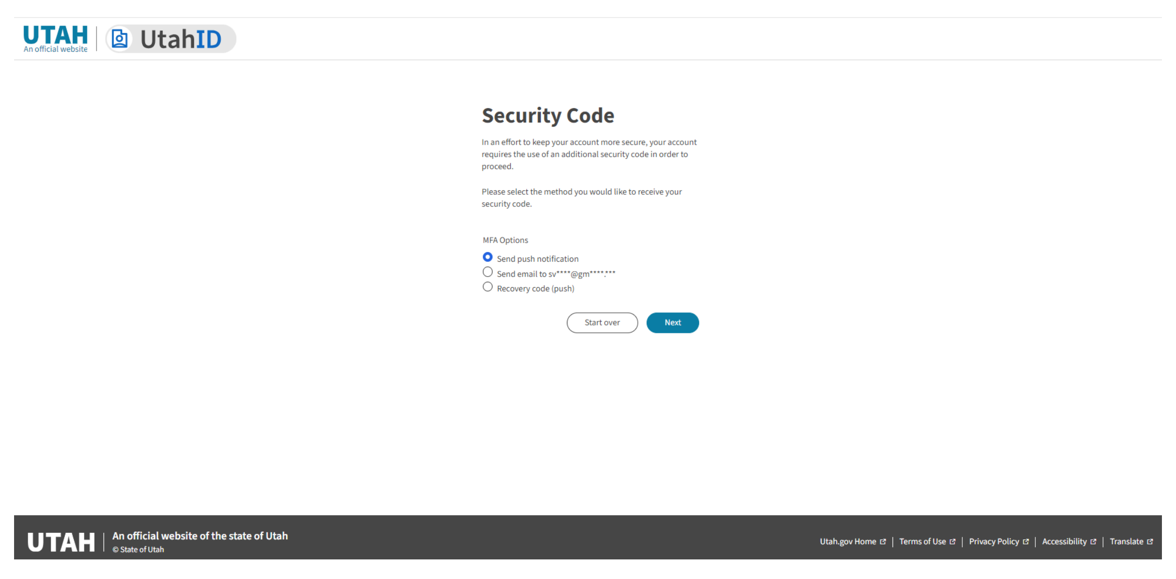 Visual aid for security code